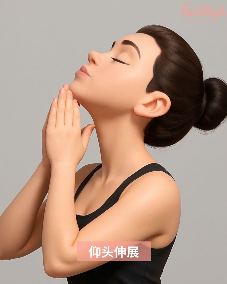 仰头伸展