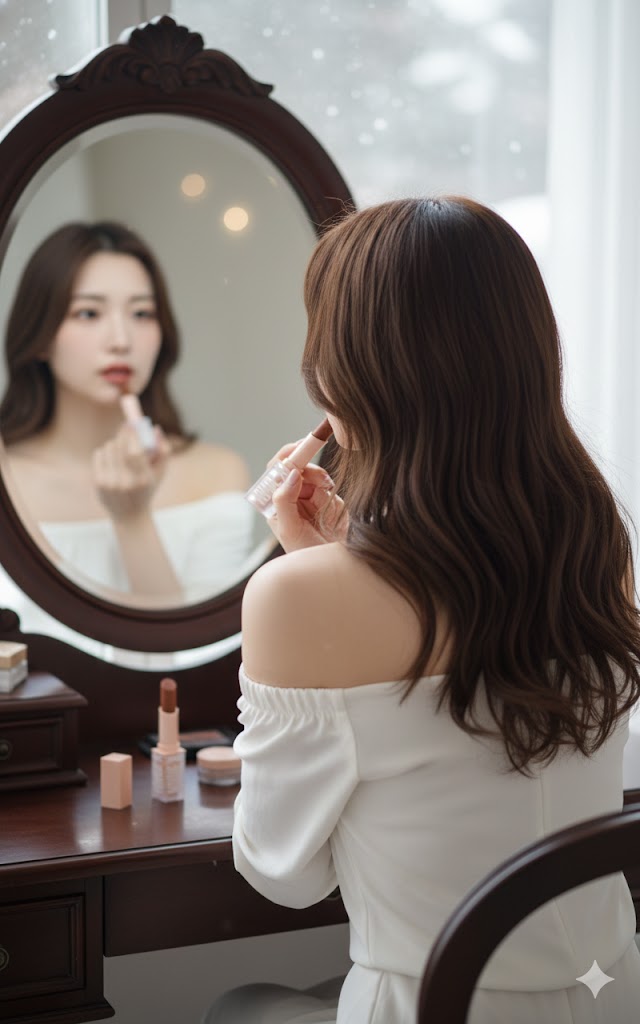 4. 唇部晕染：可怜感的灵魂技巧