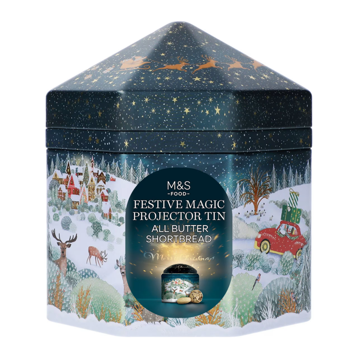 Marks & Spencer Festive Magic Projector Tin 