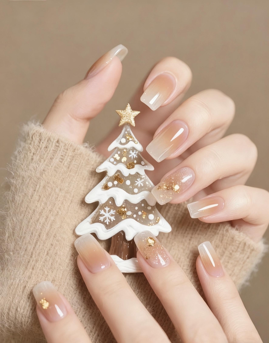圣诞美甲一