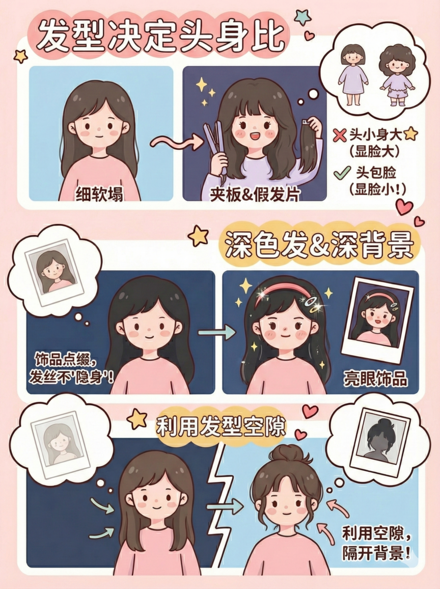 发型决定头身比