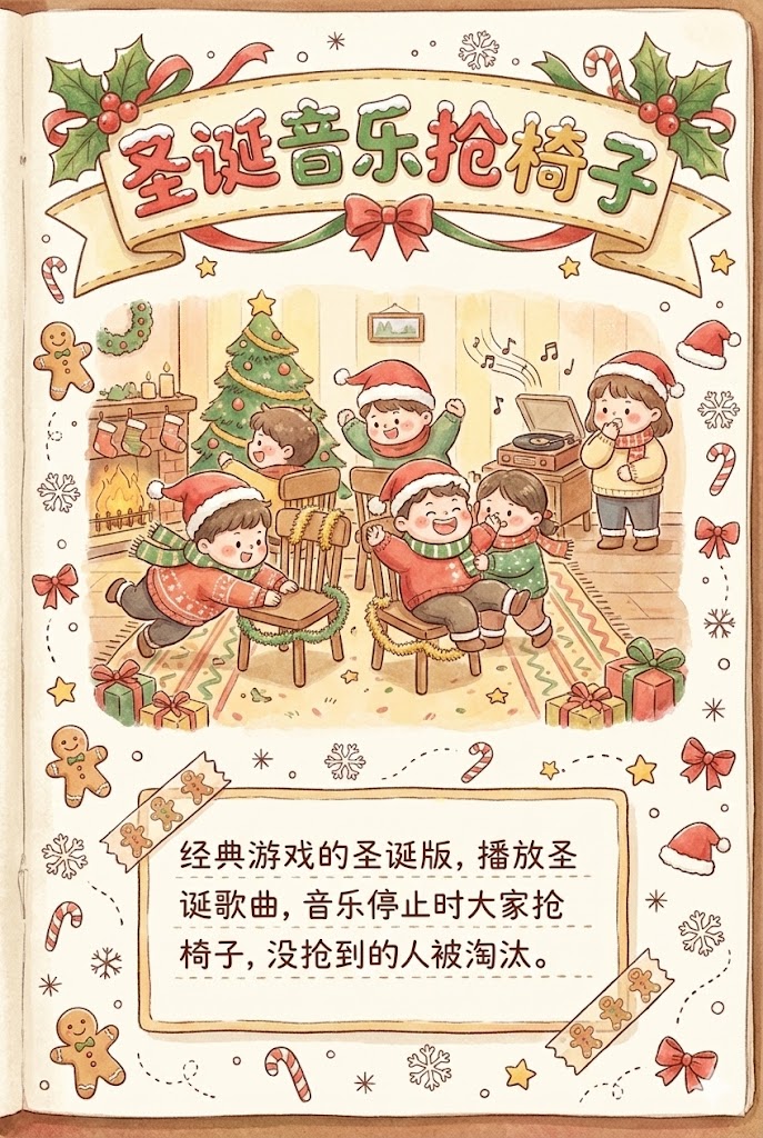 9. 圣诞音乐抢椅子：经典永不过时