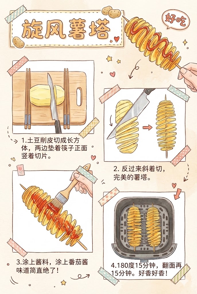 6.夜市霸主！旋风薯塔