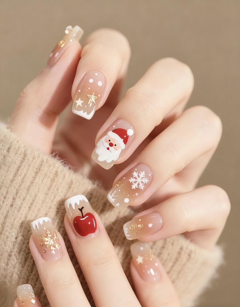 圣诞美甲四