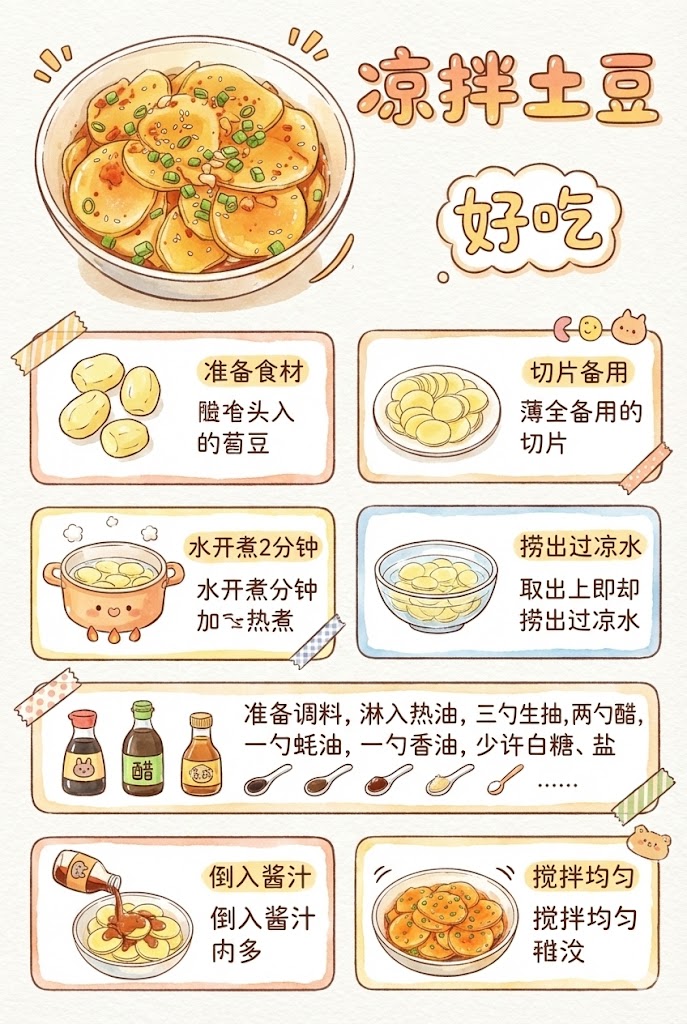 11.夏日必备！凉拌土豆片