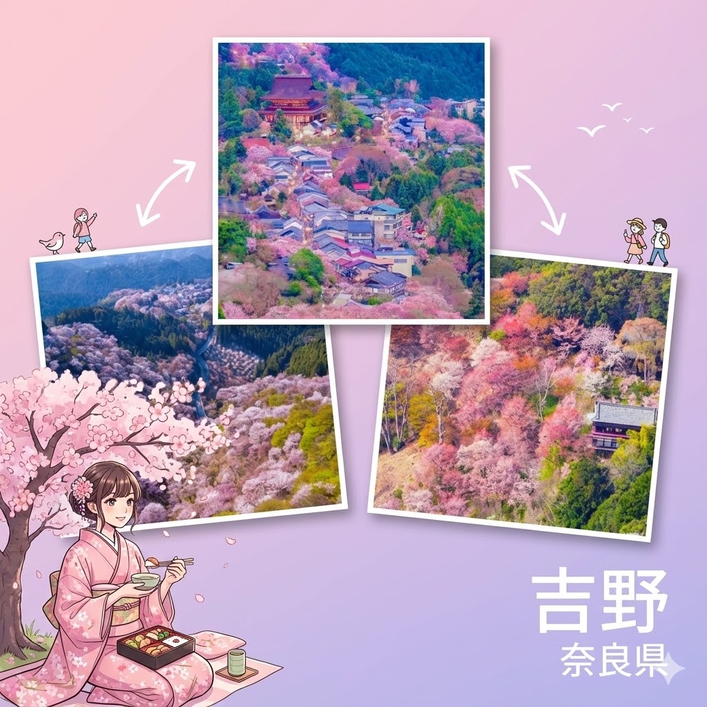 6.奈良县的吉野山