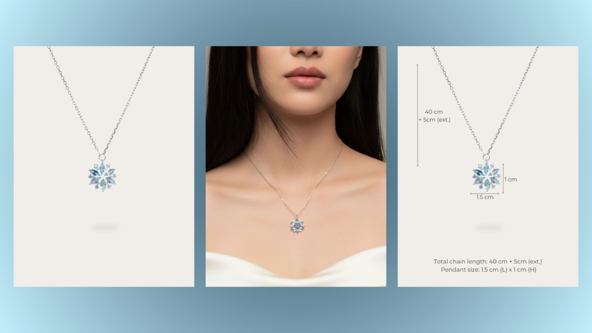 BENE Elsa Snowflake Necklace