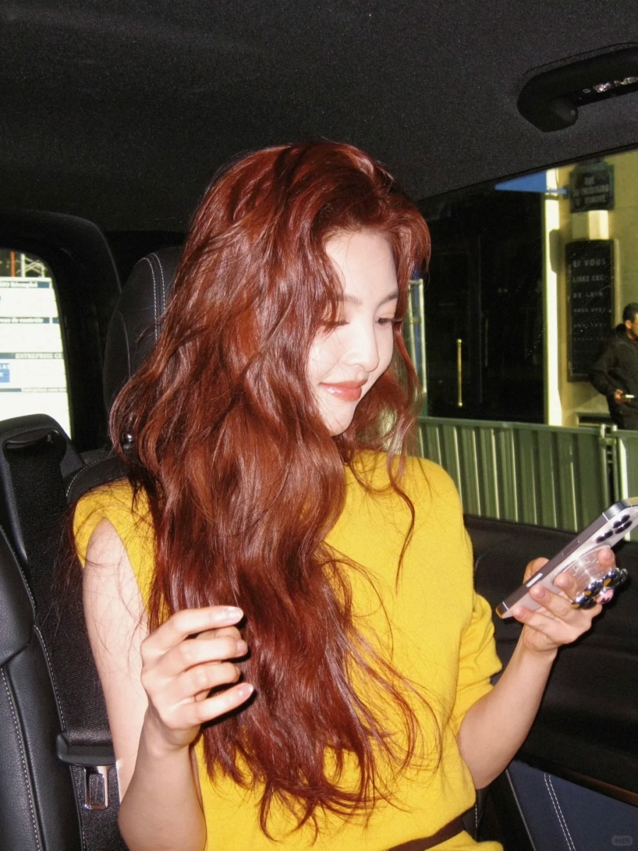 粉紅色頭髮配粉紅寶石戒指, image size:900x1200