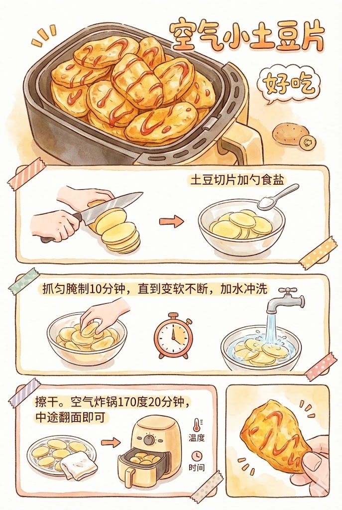 7.神奇口感！空气小土豆片