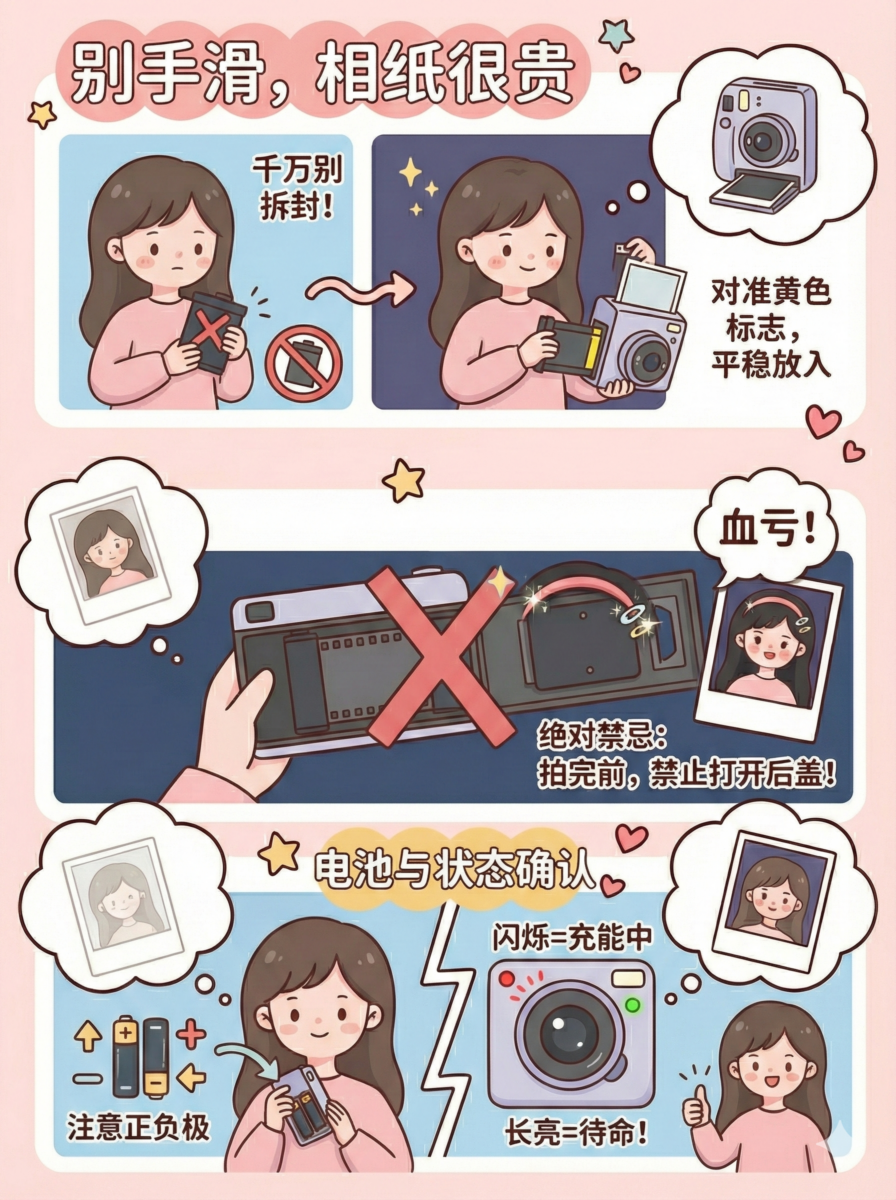 拍立得出片干货：1、拍摄前期准备