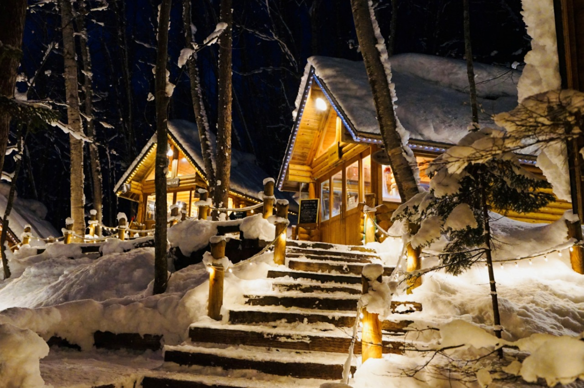 森林精灵露台 | 森林深处的雪夜童话