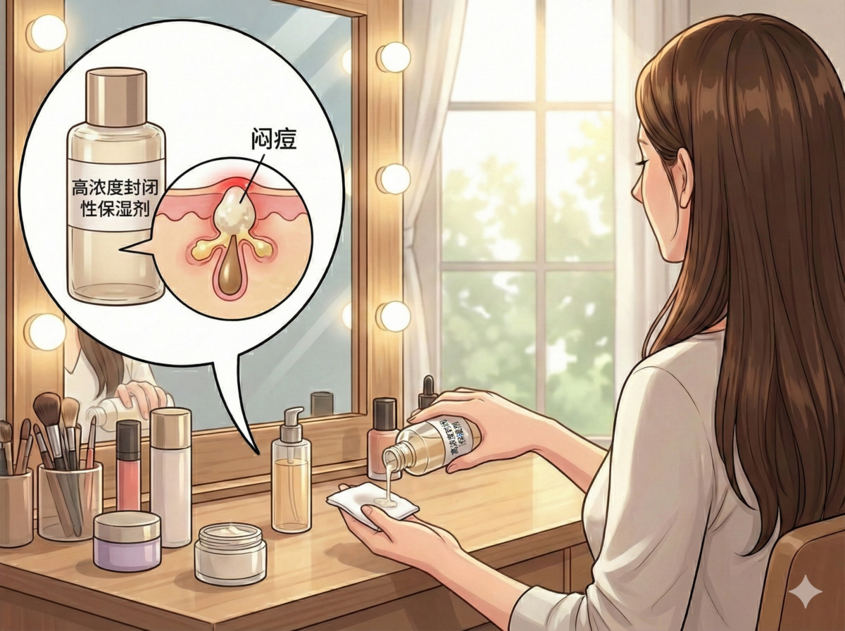 06. 护肤品太厚重，皮肤“喘不过气”
