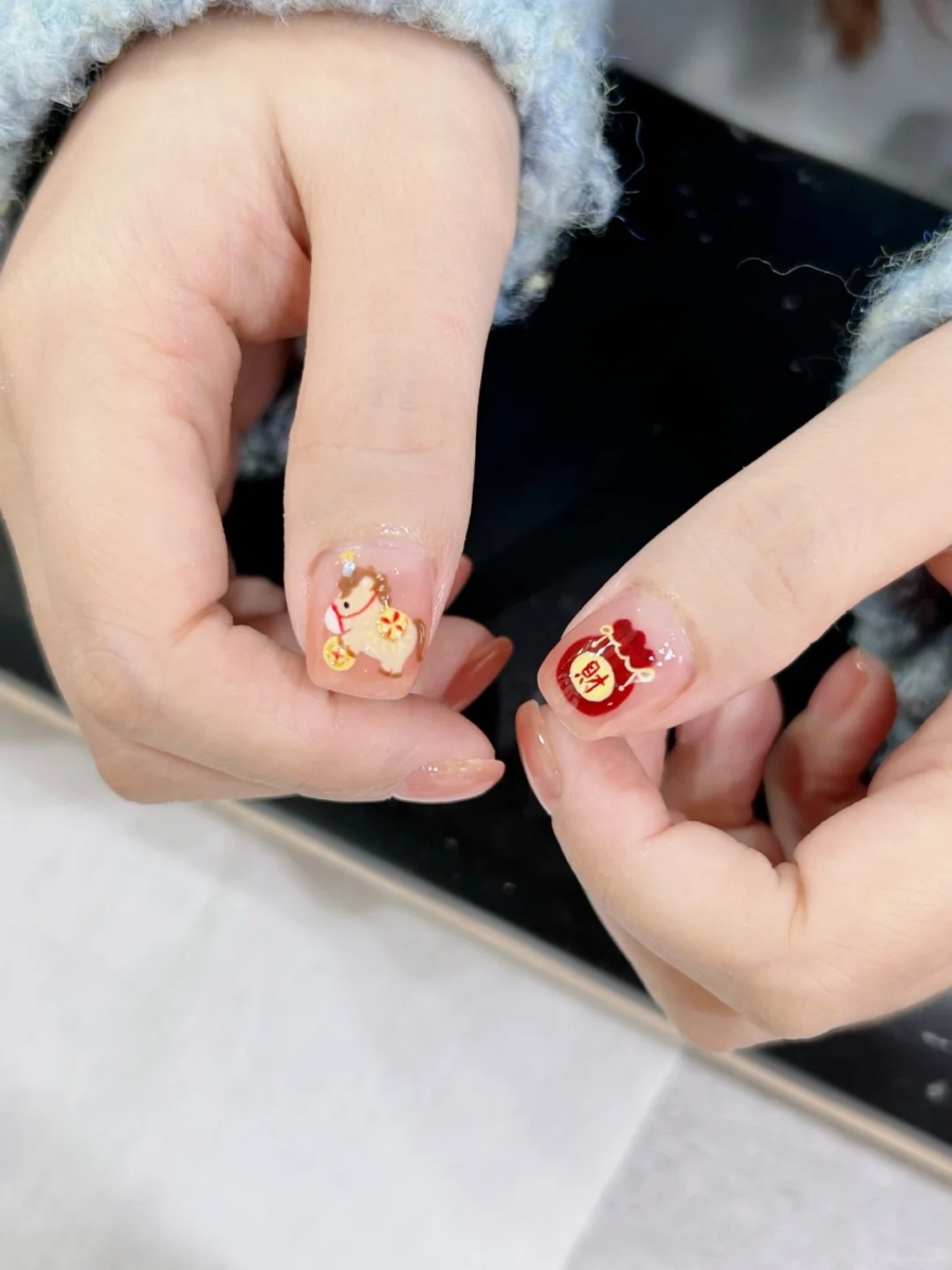 马上发财萌趣彩绘