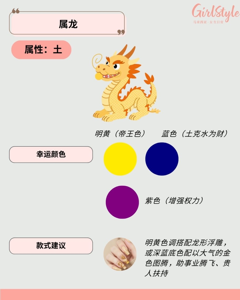 🐲 属龙美甲建议