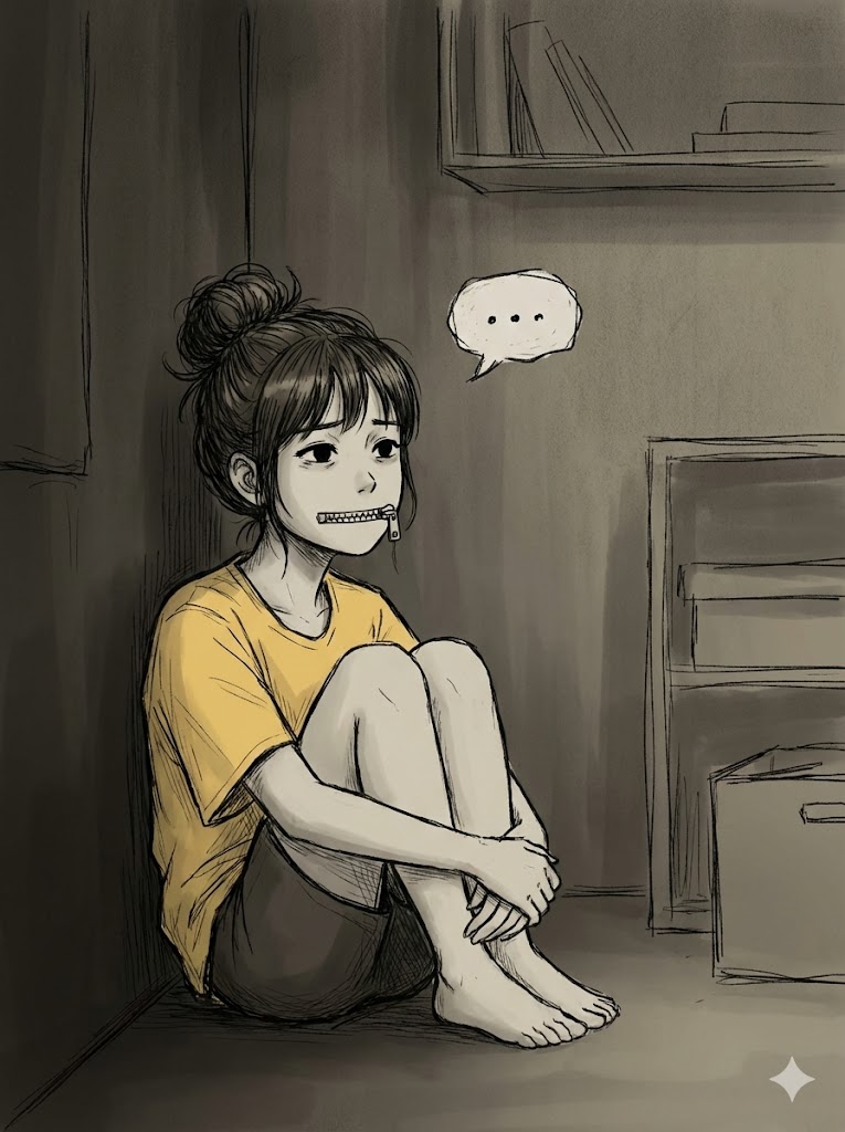 11. 沉默寡言，不爱表达