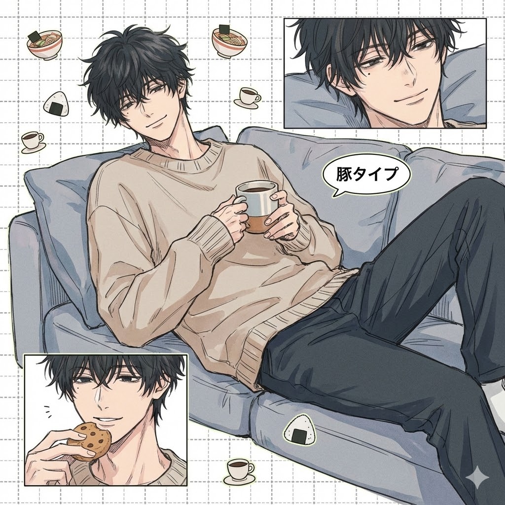 1. 猪猪系男友：情绪稳定的快乐男