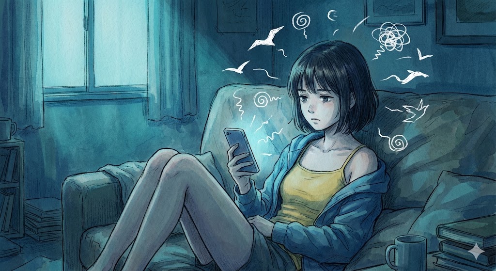 1. 逃避式摆烂：只想刷手机