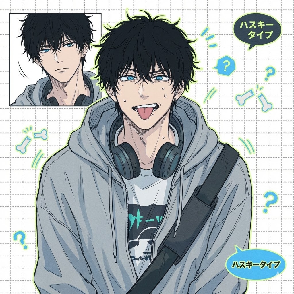 15. 哈士奇系男友：帅不过三秒的拆家王