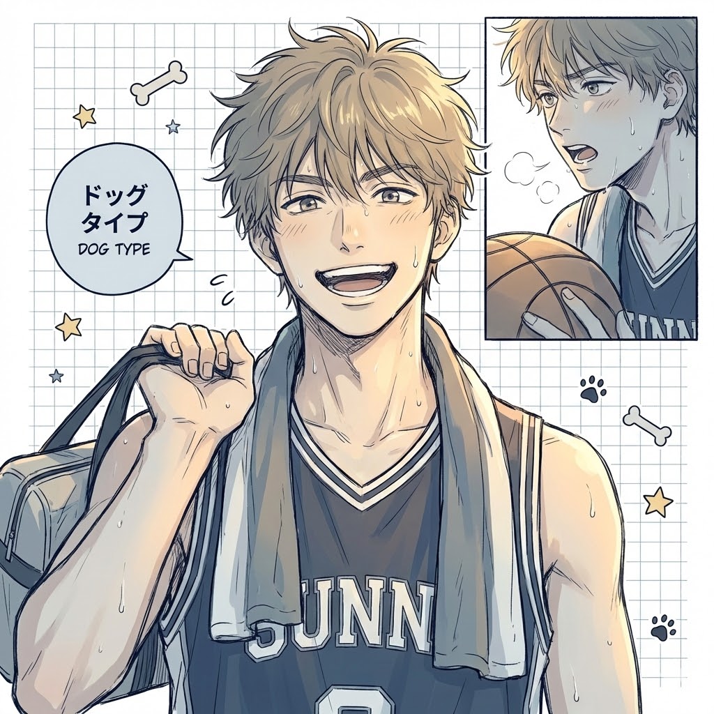 6. 狗狗系男友：忠诚阳光的修勾