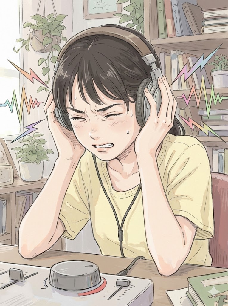 16. 长期戴耳机听高分贝音乐