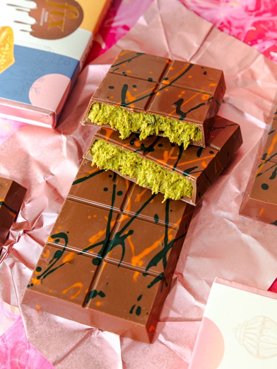 最正宗的迪拜巧克力始祖品牌是来自阿联酋迪拜的 FIX Dessert Chocolatier