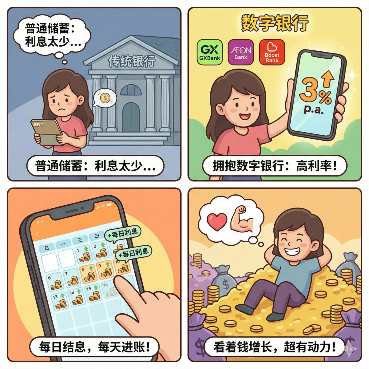 拥抱数字银行的每日利息