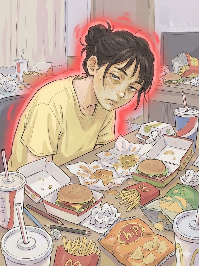 15. 爱吃高糖、高油食物