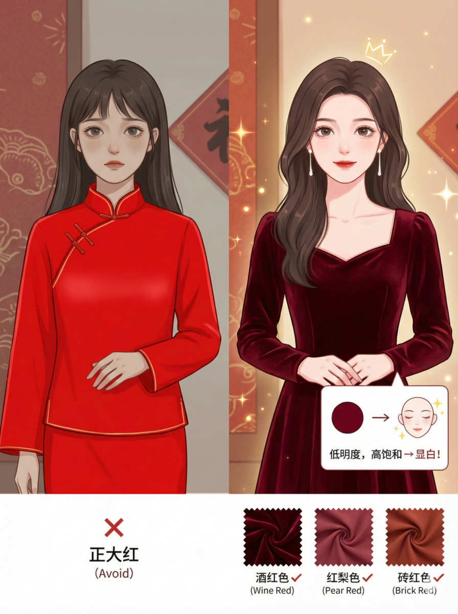 别只盯着正红！「低饱和」才是显白的神 🍷