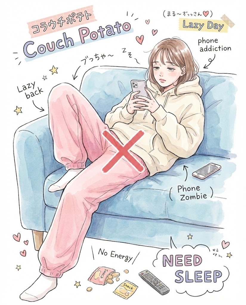 ❌ 1. 沙发葛优躺：内脏下垂的元凶