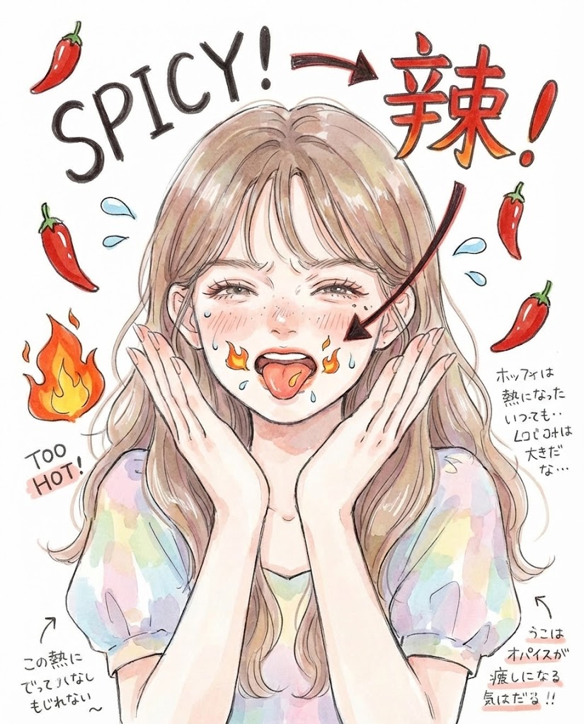 10. 🍋 吃酸/吃辣的小反应：真实的五官乱飞