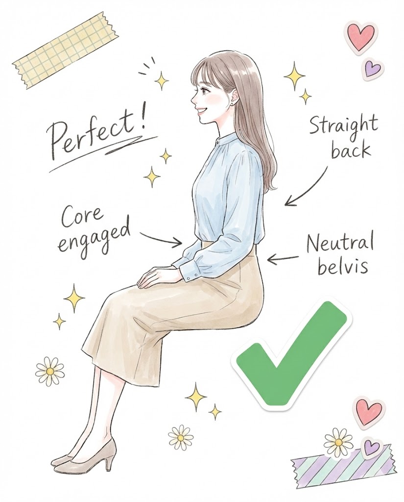 步骤三：摇摆骨盆，寻找中立位