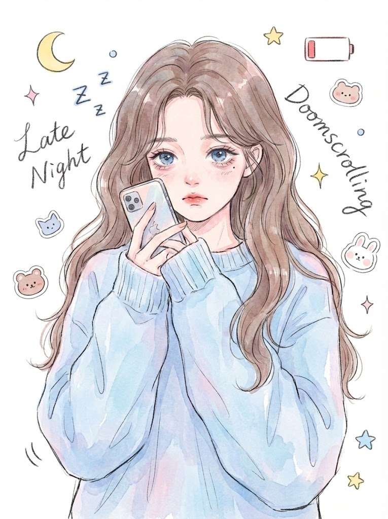 1. 深夜无效刷手机：偷走你的不仅是睡眠，还有心气