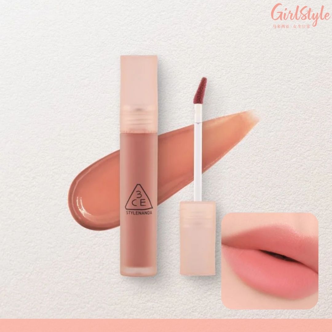 3CE 柔雾水感锁色唇釉 - WARMTH