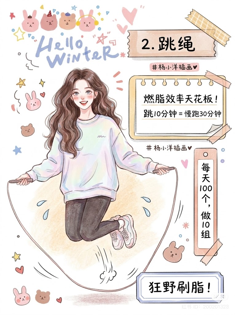 二、 燃脂效率天花板：跳绳