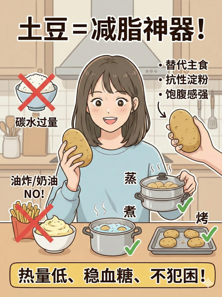 被误解的主食！土豆并不是长胖的元凶