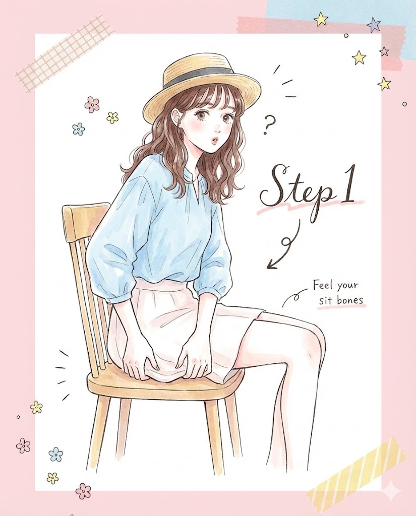 步骤一：寻找神秘的“坐骨”