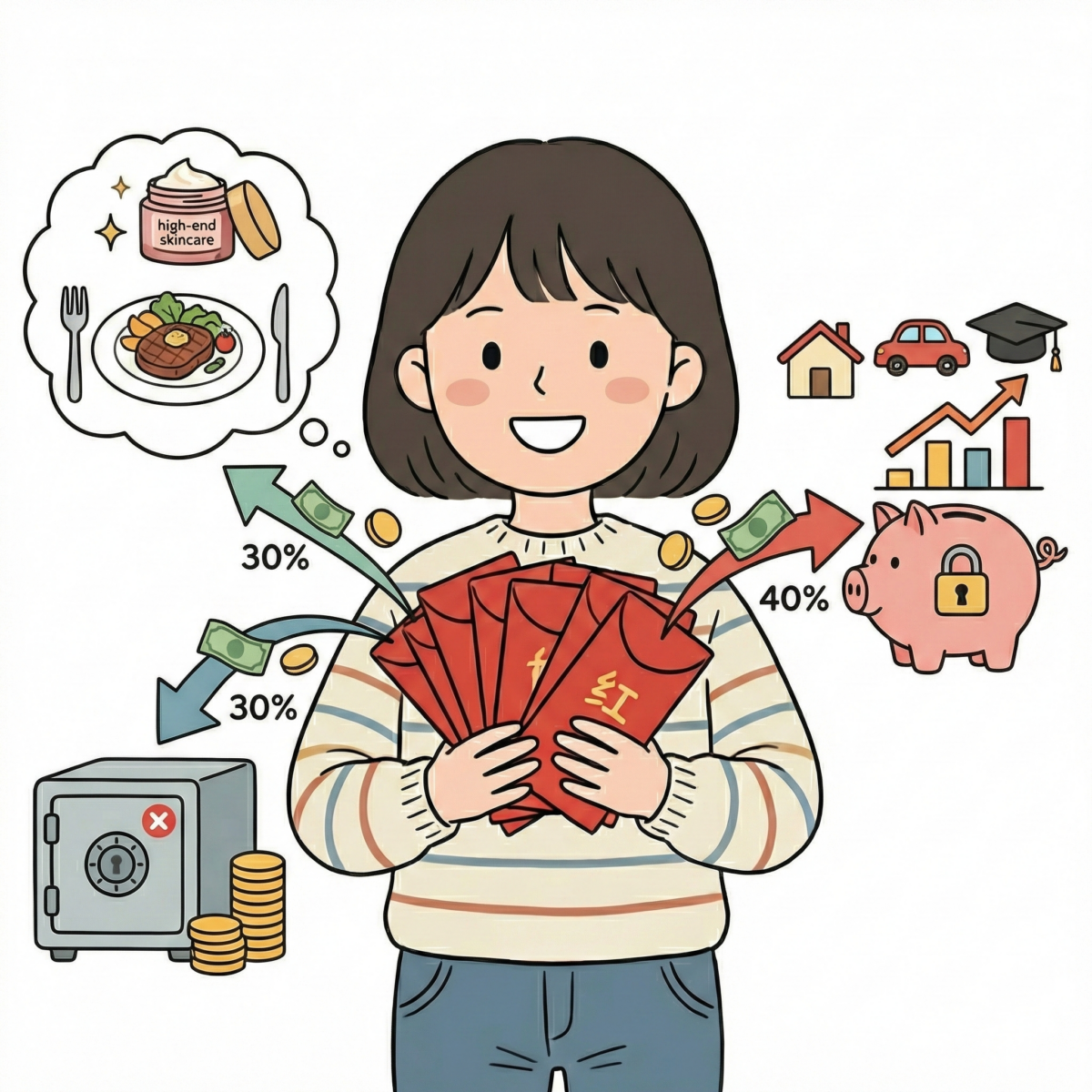 采用“3-3-4”黄金分配法