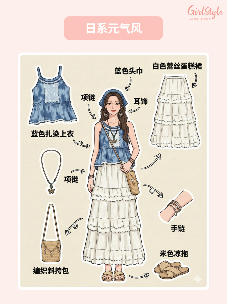 B 占比最高：日系元气风