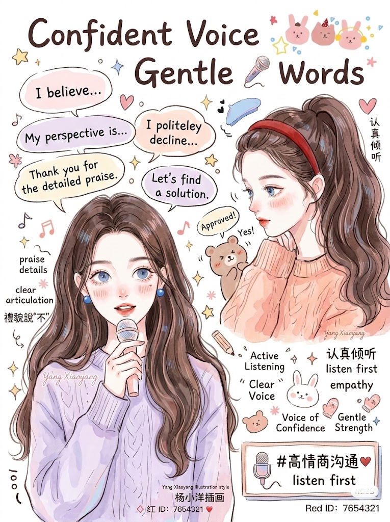 二、 言谈沟通：温和而坚定的表达