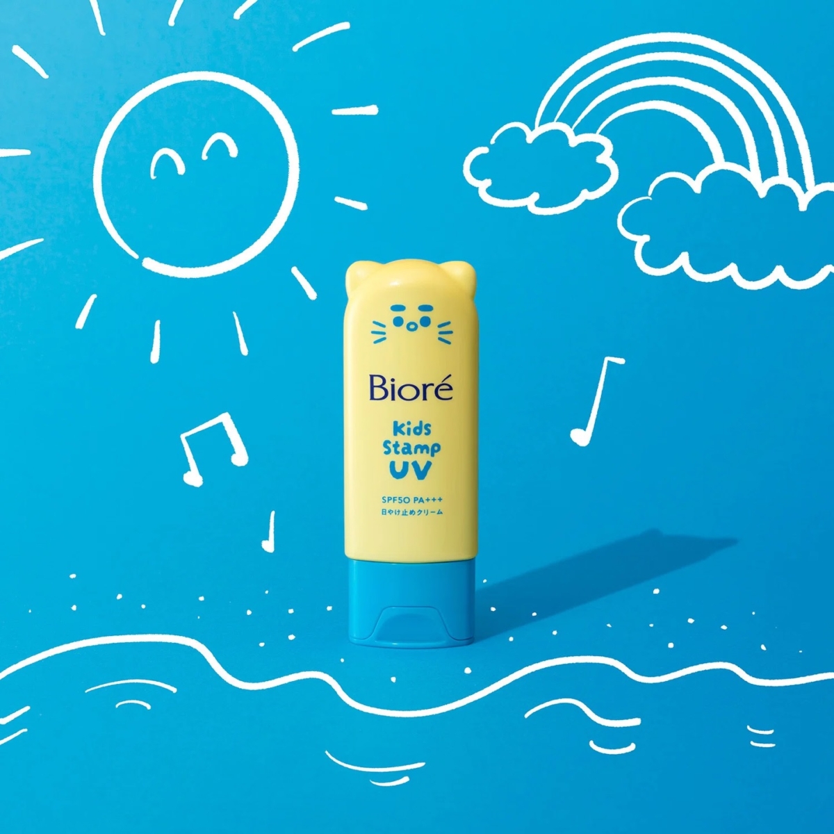 这款防晒霜采用了 Biore 独家的“水感持妆外膜”技术（Water-Holding Outer Skin）