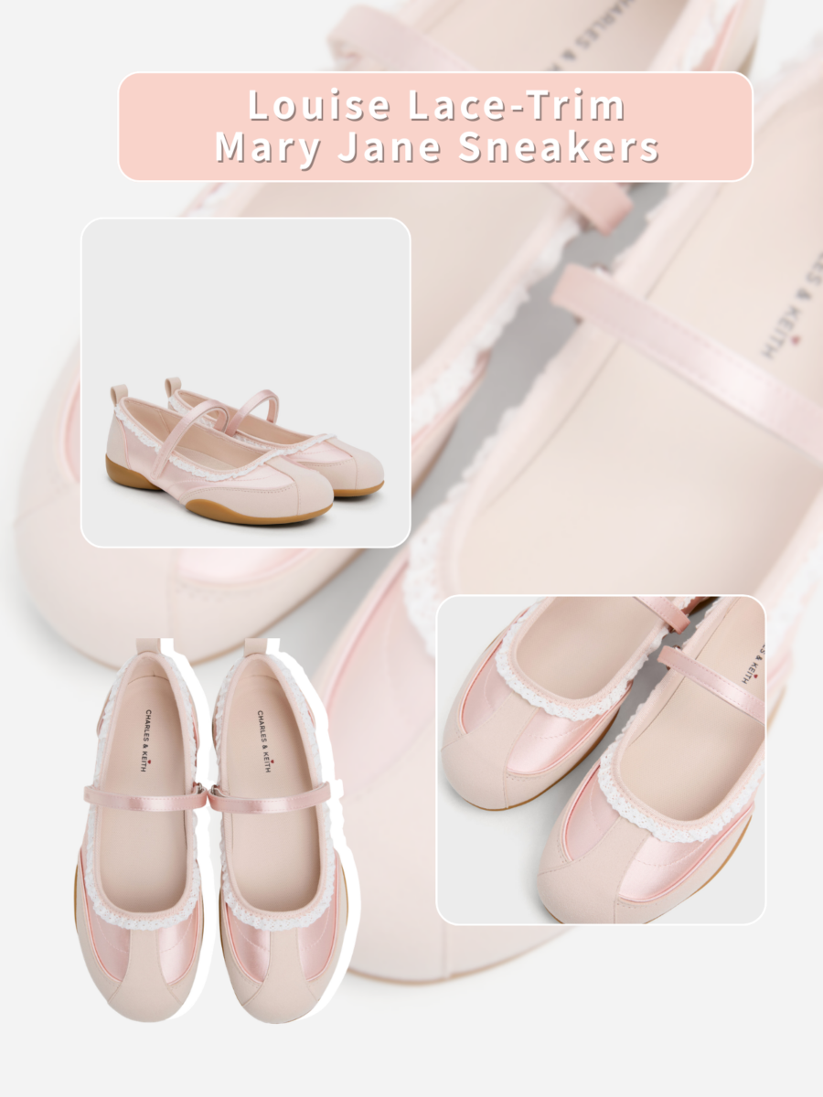 Louise 蕾丝滚边玛丽珍运动鞋