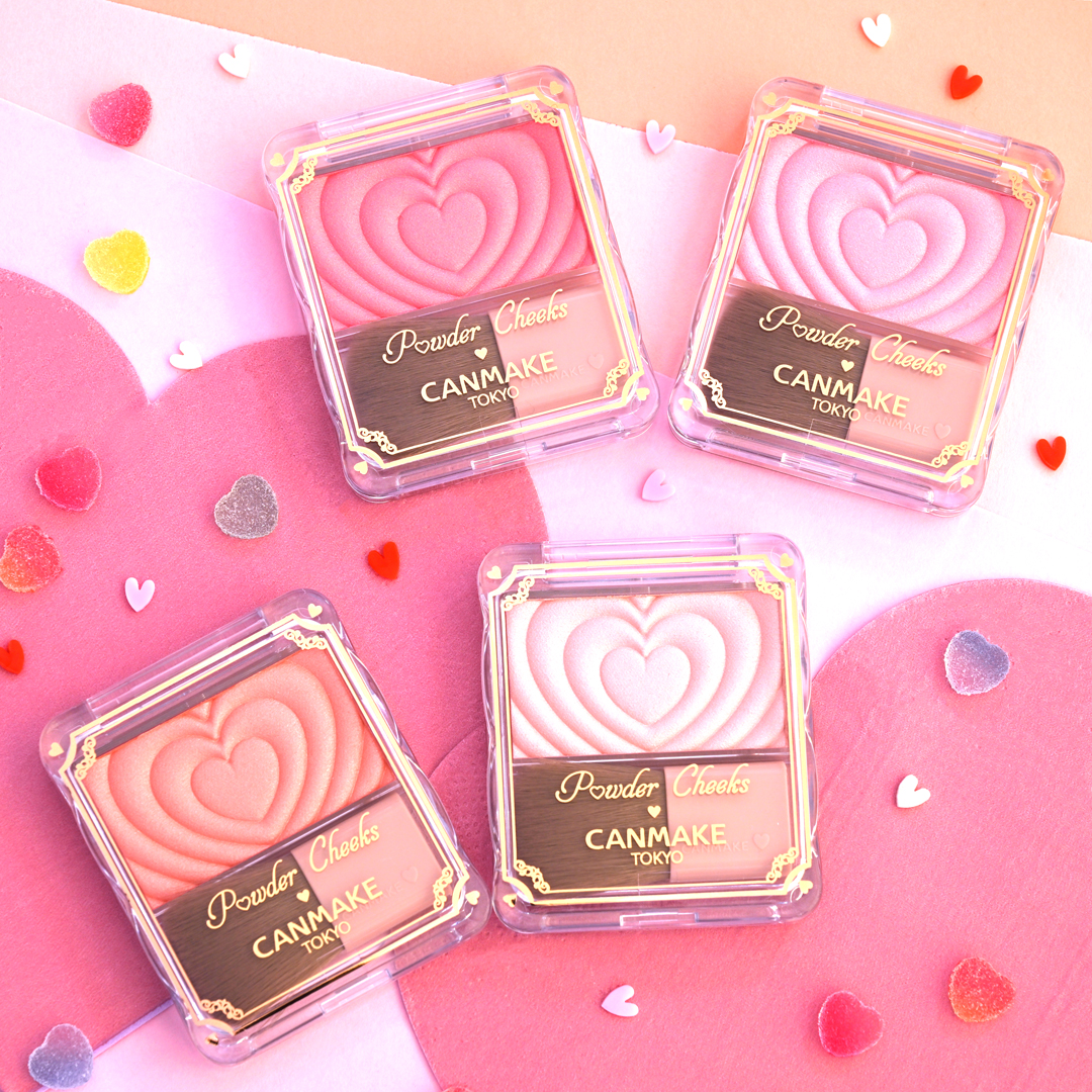 CANMAKE 爱心单色腮红爆火