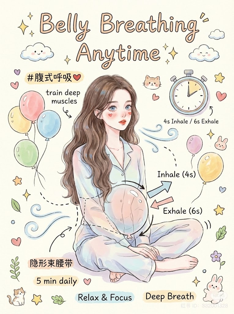 6. 随时随地腹式呼吸