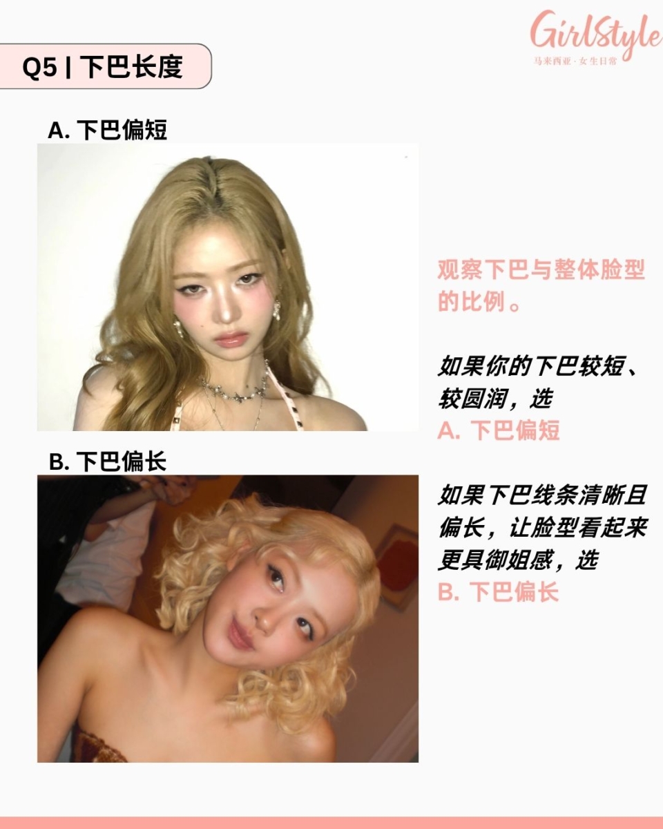 Q5 | 下巴长度，塑造脸型的关键