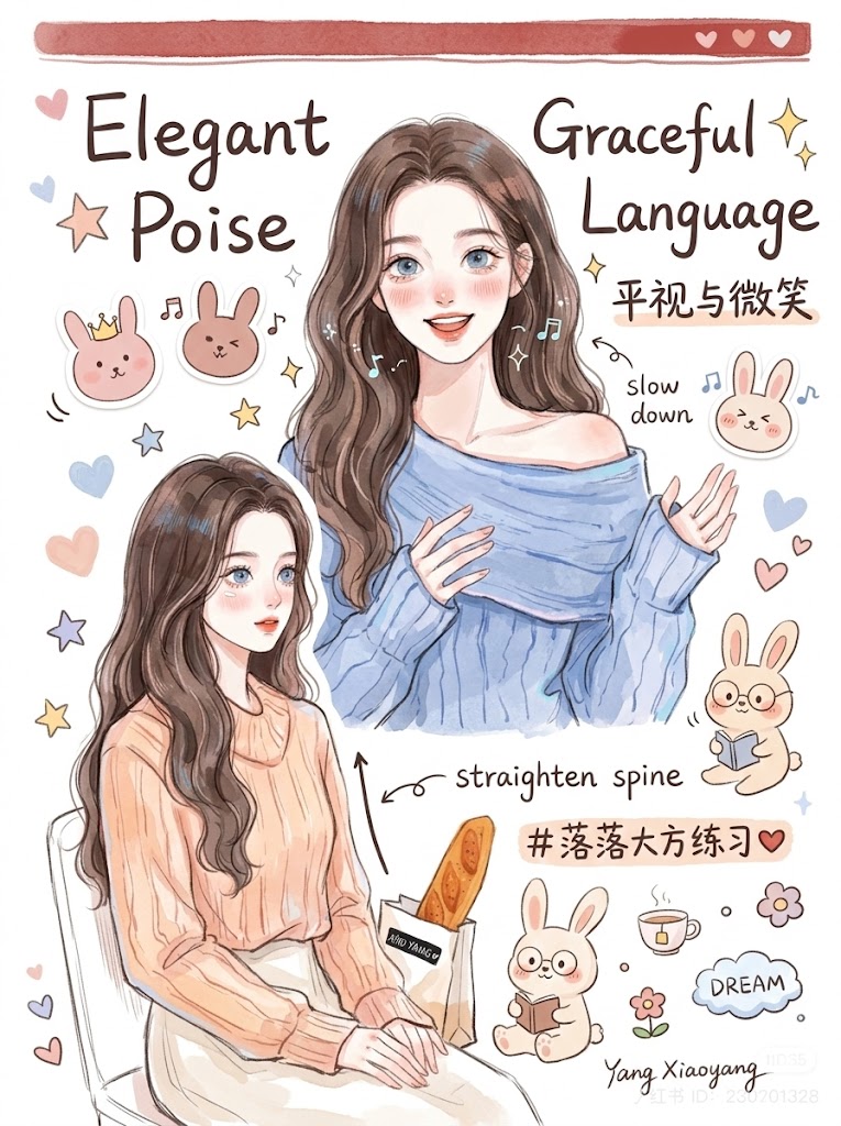 一、 仪态管理：无声的优雅语言练习