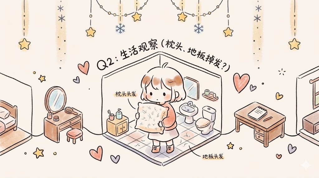 帮你揪出掉发真相，对症下药！