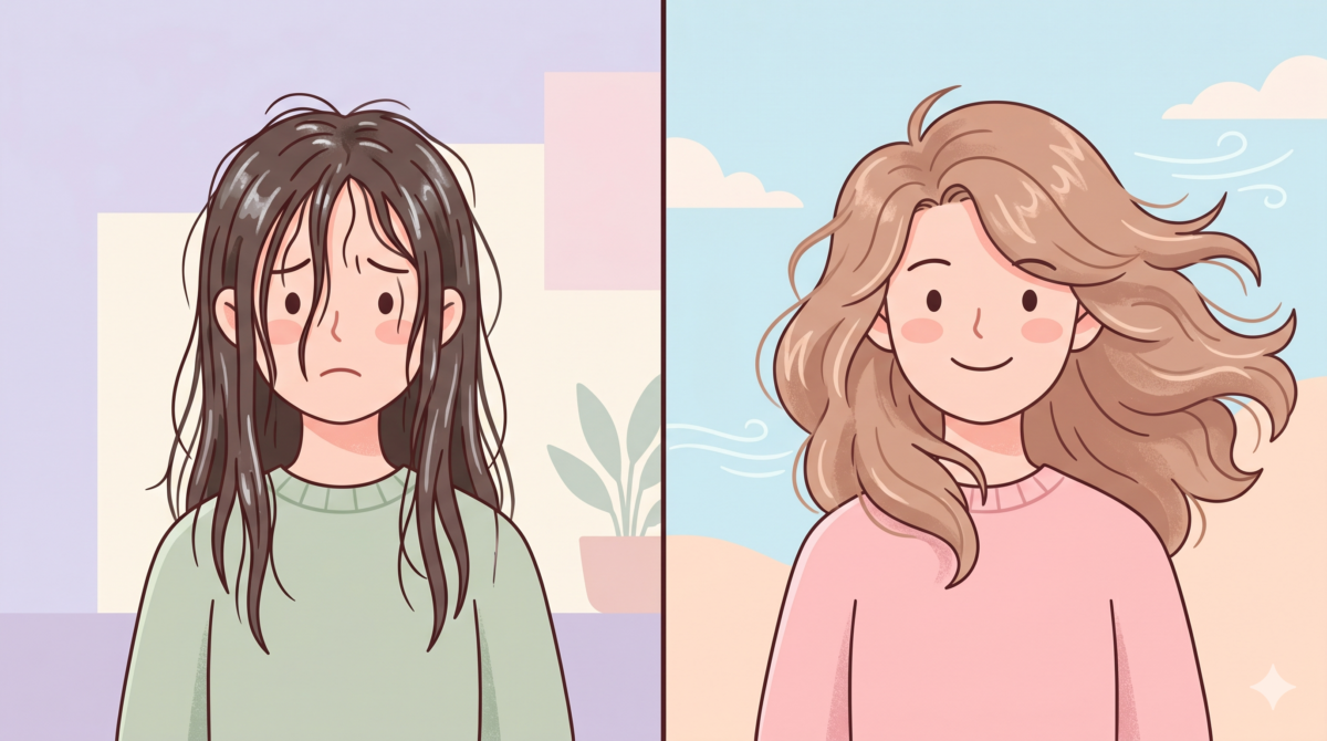 Q1：洗头后的出油速度快吗？