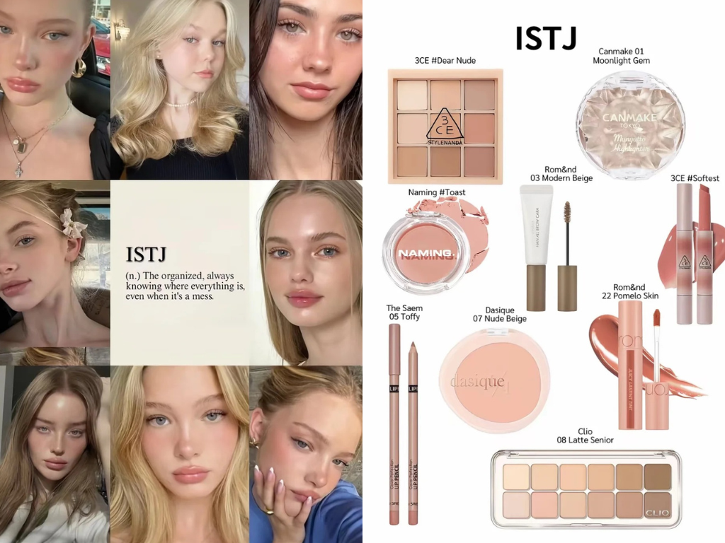 ISTJ 物流师：极简大地系知性妆