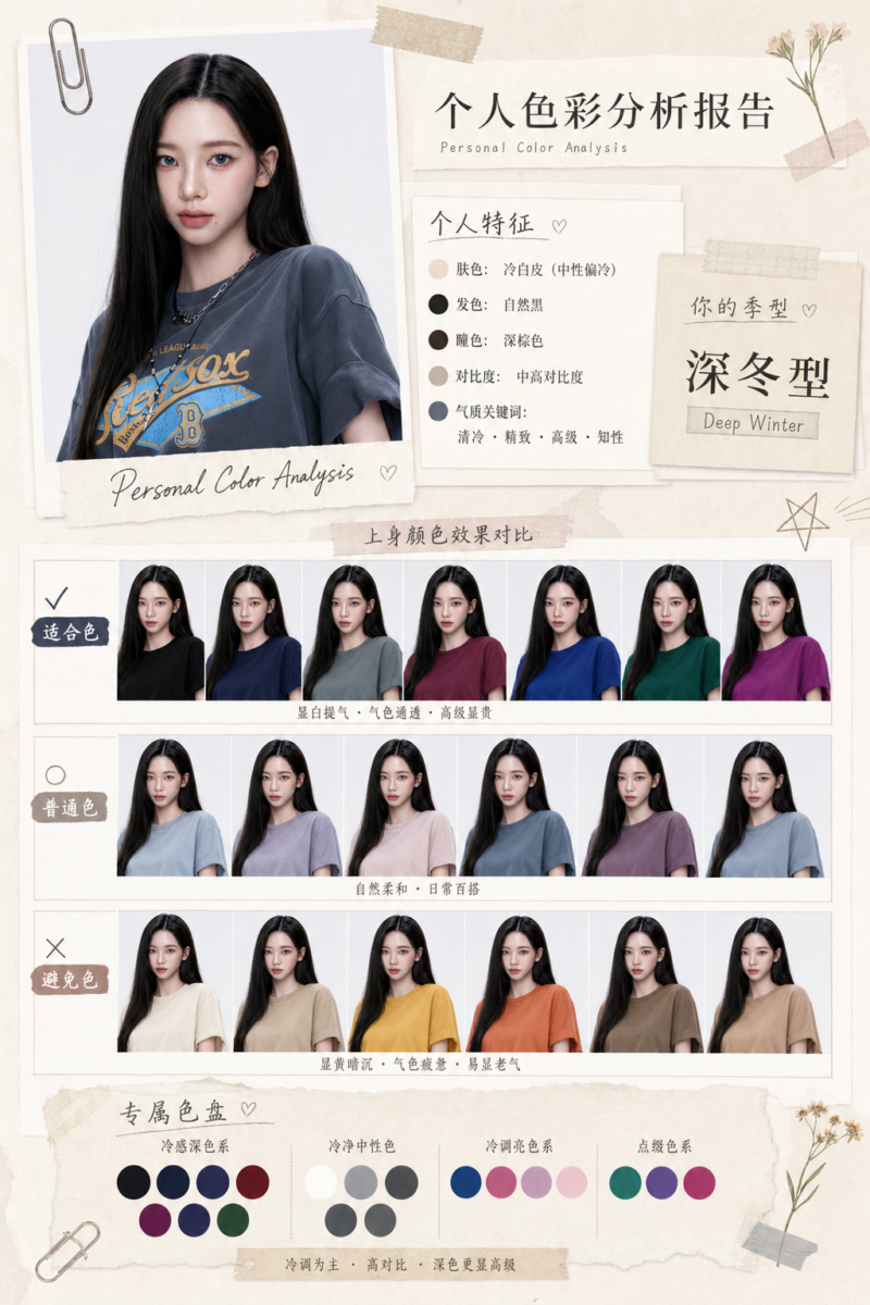 示例：个人色彩分析报告