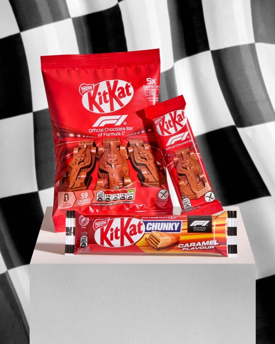 被偷走的 KitKat 为 Formula 1（F1），极具收藏价值